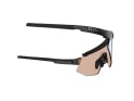 BLIZ Sunglasses Breeze Matt Black | Nordic Light Coral Blue / Brown Silver