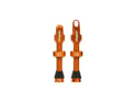 HOPE Tubeless Valve Set | orange 40 mm