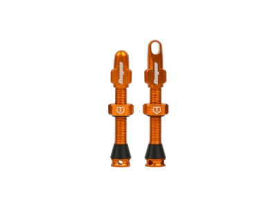 HOPE Tubeless Valve Set | orange 60 mm