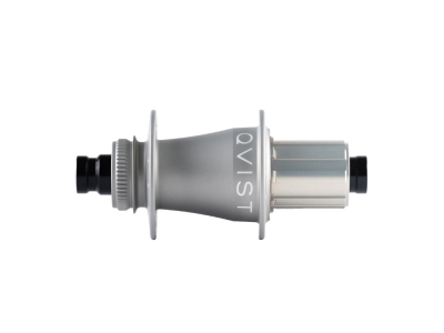 QVIST rear hub | Center Lock 12x142 mm thru axle freehub Shimano SRAM | silver 28 Hole