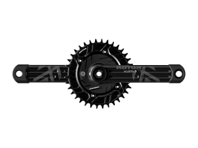 ROTOR Powermeter Set | MTB INSpider | Kapic Cranks 1-speed | NoQ-Ring