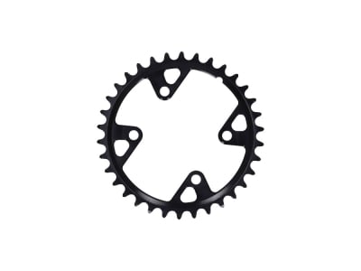 ALUGEAR Chainring round 2-speed | Shimano GRX BCD 80 mm asymmetric | black 32 Teeth