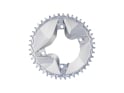 ALUGEAR Chainring round Aero 1-speed narrow-wide | Shimano GRX BCD 110 mm asymmetric | silver 38 Teeth