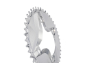ALUGEAR Chainring round Aero 1-speed narrow-wide | Shimano GRX BCD 110 mm asymmetric | silver 42 Teeth