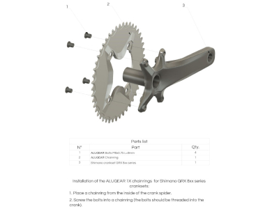 あーらん AARN* narrow wide chainring (silver) - BLUE LUG ONLINE STORE