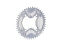 ALUGEAR Chainring oval Aero 1-speed narrow-wide | Shimano GRX BCD 110 mm asymmetric | silver 40 Teeth