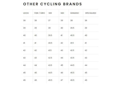 Udog road bike shoe Cima | salt white 41