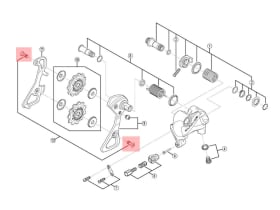 SHIMANO Screw for Rear Derailleur Pullys | Dura Ace...
