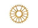 GARBARUK Chainring Round Direct Mount MTB | Garbaruk Direct Mount | gold 36 Teeth