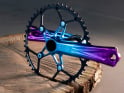 EXTRALITE Crank QRC-3S incl. Bearings & Bottom Bracket Cups | 1-speed | 170 mm | blue-purple