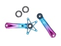 EXTRALITE Crank QRC-3S incl. Bearings & Bottom Bracket Cups | 1-speed | 170 mm | blue-purple