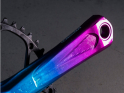 EXTRALITE Crank QRC-3S incl. Bearings & Bottom Bracket Cups | 1-speed | 170 mm | blue-purple | T47 externally
