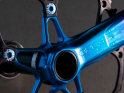 EXTRALITE Crank QRC-3S incl. Bearings & Bottom Bracket Cups | 1-speed | 170 mm | blue-purple | T47 externally