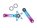 EXTRALITE Crank QRC-3S incl. Bearings & Bottom Bracket Cups | 1-speed | 170 mm | blue-purple | BB30