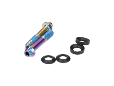 OAK COMPONENTS Screws Titanium for Brake Calliper M6 x 30 mm / M6 x 35 mm | 2 pieces | oilslick