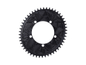 GARBARUK Chainring Oval 1-Speed Narrow-Wide | LK 110 mm | Aero | black 50 Teeth