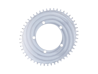 GARBARUK Chainring Oval 1-Speed Narrow-Wide | LK 110 mm | Aero | silver 44 Teeth