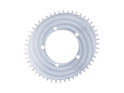 GARBARUK Chainring Oval 1-Speed Narrow-Wide | LK 110 mm | Aero | silver 52 Teeth
