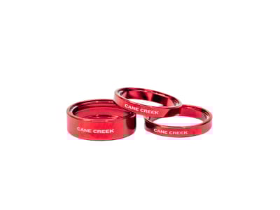 CANE CREEK Spacer Kit Interlok 2 x 5 mm / 1 x 10 mm | 1 1/8" | red