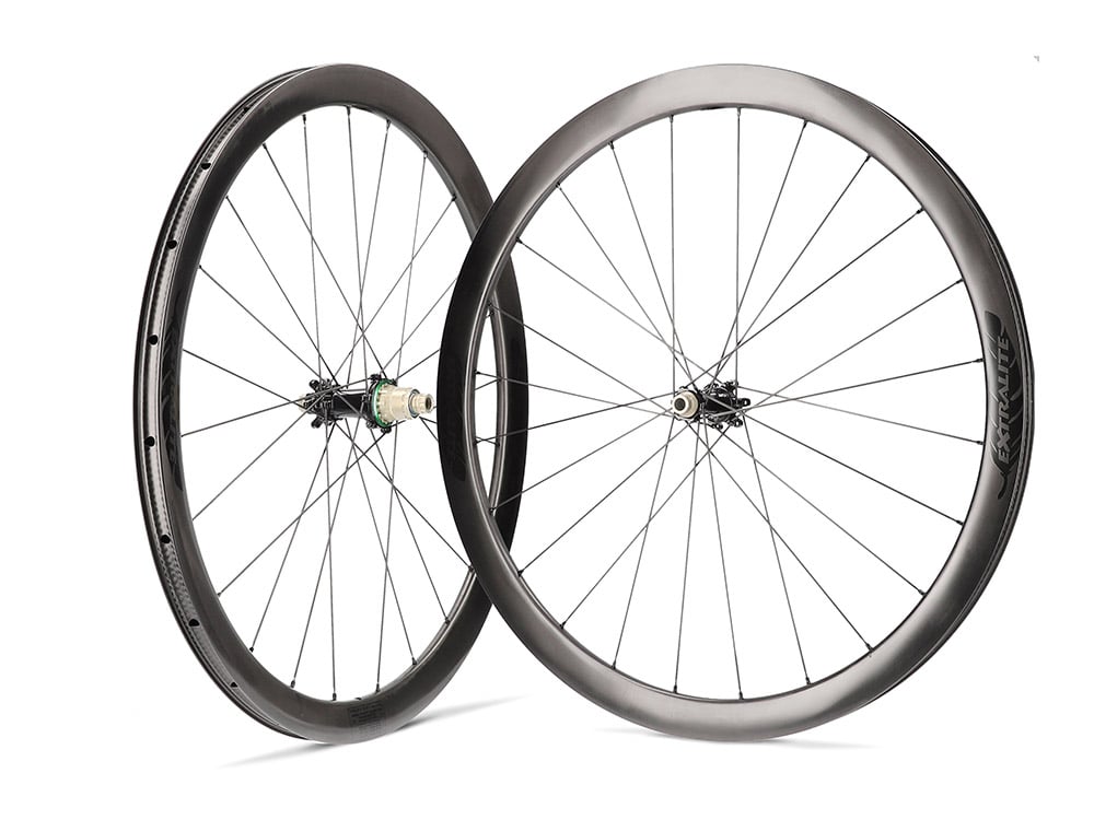 EXTRALITE Wheelset 28 Road CyberDisc 340C with Carbon Spokes