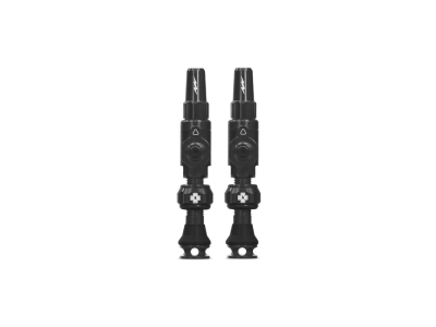 MUC-OFF Tubeless Valve Set Big Bore Lite | black 30 mm