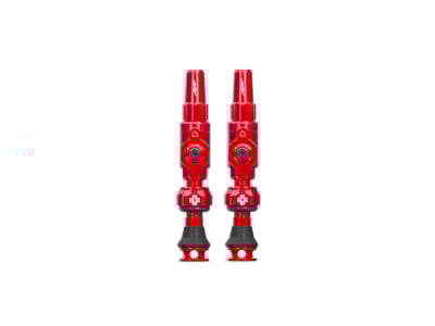 MUC-OFF Tubeless Valve Set Big Bore Lite | red