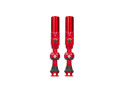 MUC-OFF Tubeless Valve Set Big Bore Hybrid | red 35 mm