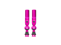 MUC-OFF Tubeless Valve Set Big Bore Hybrid | pink 30 mm