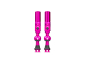 MUC-OFF Tubeless Valve Set Big Bore Hybrid | pink 35 mm