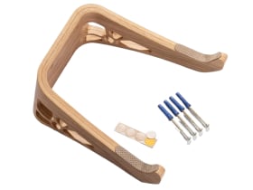 ABSOLUTE BLACK Fahrrad Wandhalterung Premium Oak