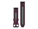 GARMIN Interchangeable Wristband Smartwatch | Quickfit-Silicone | Merlot/Graphite 20 mm