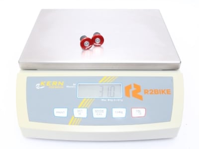 Bouchons De Guidon VG Sports - Alliage Aluminium - Rouges (paire) - Neufs