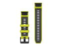 GARMIN Interchangeable Wristband Smartwatch | Quickfit-Silicone | Amp Yellow/Graphite 26 mm