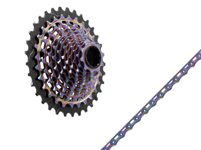 WEAR SET 12-speed SRAM RED XG-1290 Cassette + SRAM RED 12-speed Chain 114 links | rainbow 10 - 36 Teeth