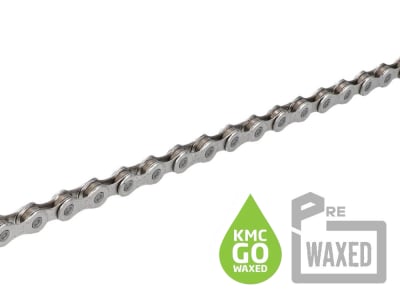 KMC pre-waxed Chain X12 Go Wax incl. Chain Lock | 12-speed | 126 links | Silver
