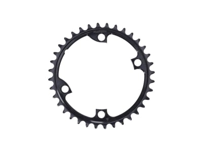 ALUGEAR Chainring round | 2x12 SHIMANO 105 FC-R7100 & Ultegra FC-R8100 & Dura Ace FC-R9200 LK 110 mm asymmetric | black