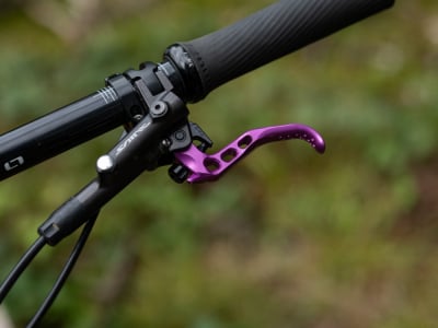 OAK COMPONENTS Brake Lever Set SH for Shimano Brakes purple 145 00