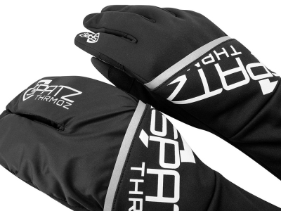 SPATZWEAR Gloves Thrmoz long | black L