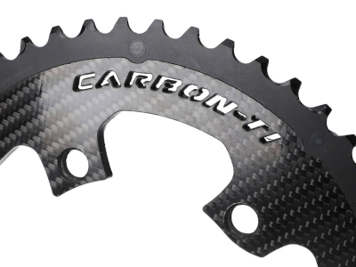 CARBON-TI Chainring X-CarboRing EVO 4-Arm LK 110 asymmetric | Dura