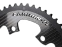 CARBON-TI Kettenblatt X-CarboRing EVO 4-Arm LK 110 asymmetrisch | Dura Ace FC-R9200-P Powermeter Kurbel 50 Zähne | außen