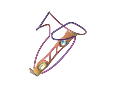 SUPACAZ Bottle Cage TiFly Titanium | electric purple