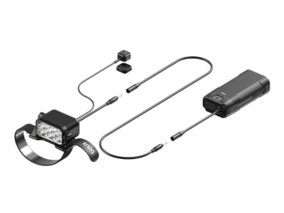 KNOG Blinder X Action Frontscheinwerfer 2300 + Powerbank 10000 mAh + Helmhalterung