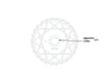 GEMINI Chainring Rigel Carbon Gravel round Direct Mount | 1-speed narrow-wide SRAM 8-hole