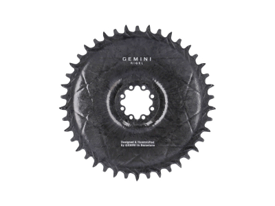Gemini Kettenblatt Rigel Carbon Gravel rund Direct Mount | 1-fach narrow-wide SRAM 8-Loch 46 Zähne
