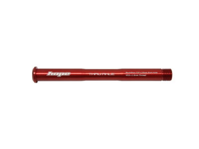 HOPE thru axle for Rockshox suspension forks | 15 x 110 mm Boost | red