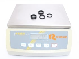 ACROS Spacer Set 1 1/8" Carbon | schwarz