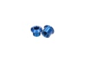 ALUGEAR Chainring Bolts Set 4-Arm Aluminum | 7 mm blue