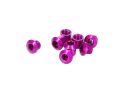 ALUGEAR Chainring Bolts Set 4-Arm Aluminum | 7 mm purple