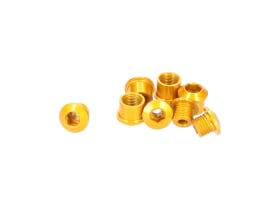 ALUGEAR Kettenblattschrauben Set 4-Arm Aluminium | 7 mm gold