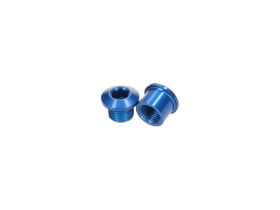 ALUGEAR Kettenblattschrauben Set 4-Arm Aluminium | 5 mm blau